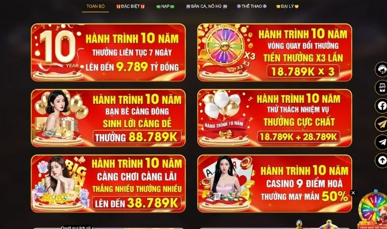 Tổng Hợp Khuyến Mãi 789WIN Hấp Dẫn Nhất Cho Người Chơi 2025 2 Các chương trình khuyến mãi 789WIN hấp dẫn tặng hội viên