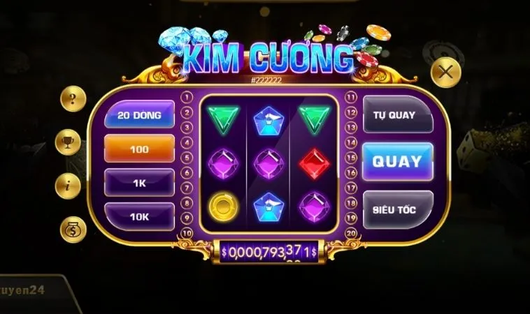 Giao diện chơi Nổ Hũ Kim Cương tại 789WIN