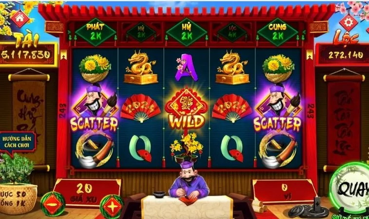 Các biểu tượng trong game nổ hũ Ông Đồ tại 789WIN